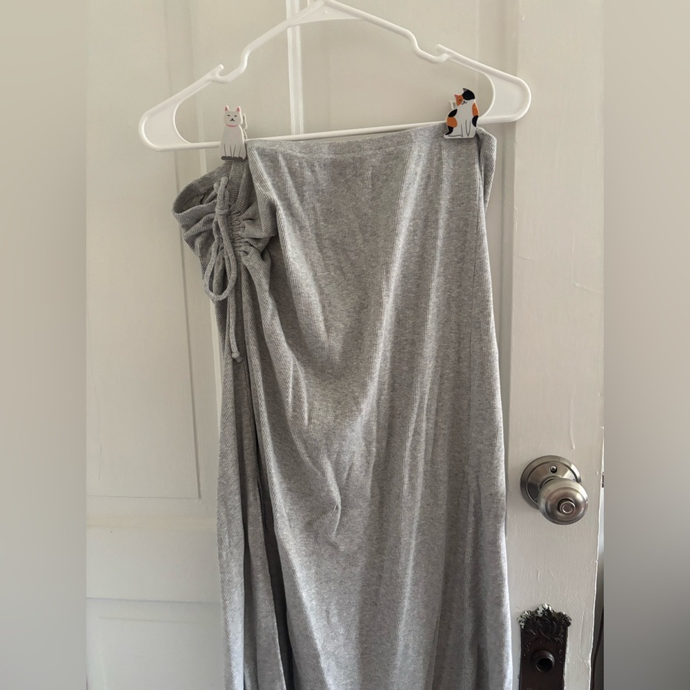 Asymmetrical Aerie Bodycon Midi Skirt